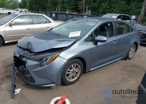 2020 Toyota Corolla Hybrid Le z USA, uszkodzony, nr VIN JTDEBRBE5LJ017856